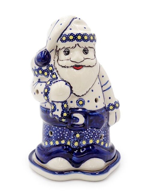 Pansies Illuminated Santa