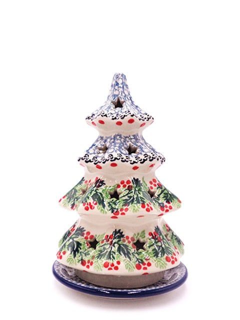 Holly Berry 7 Holly Berry 7" Christmas Tree Luminary