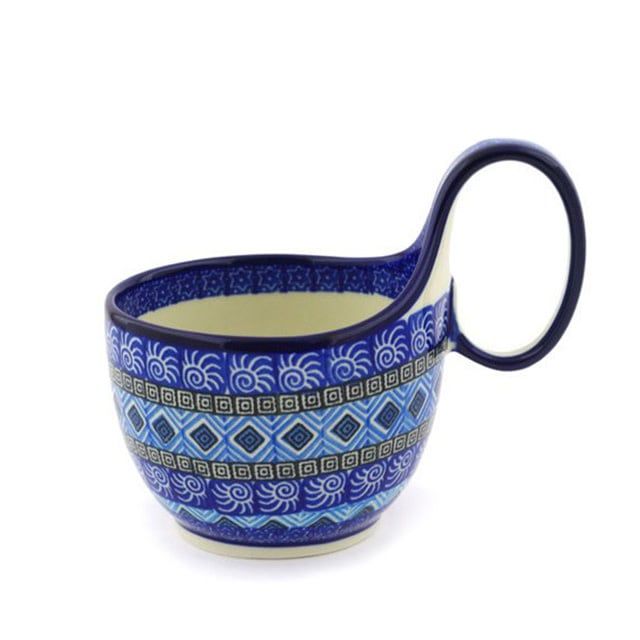 Aztec Sky Loop Handle Soup Bowl Aztec Sky Loop Handle Soup Bowl