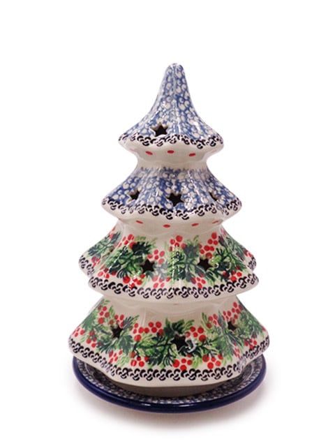 Holly Berry 8 Holly Berry 8" Christmas Tree Luminary
