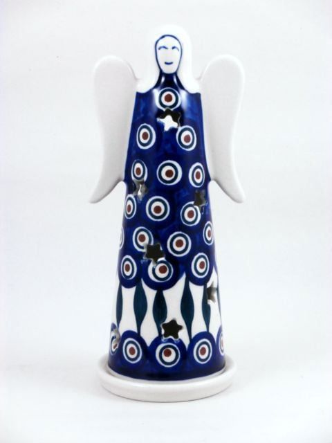 Peacock Illuminated Angel - Lrg Peacock Illuminated Angel - Lrg