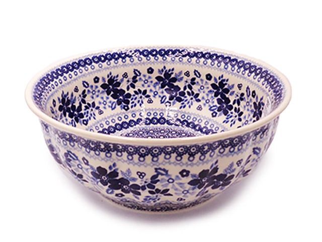 Indigo Garden F24 Fluted Servingl Bowl