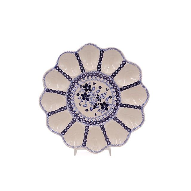 Indigo Garden Egg Plate Indigo Garden Egg Plate
