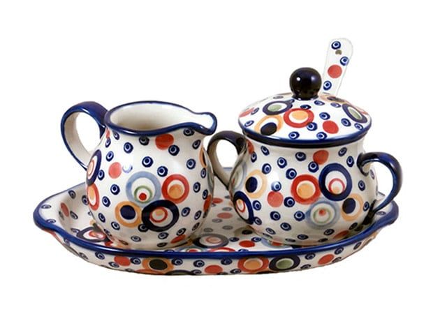 Ohhh! Cream & Sugar w/ Tray