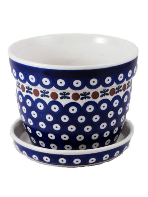 Mosquito Flower Pot w/ Saucer - Lrg