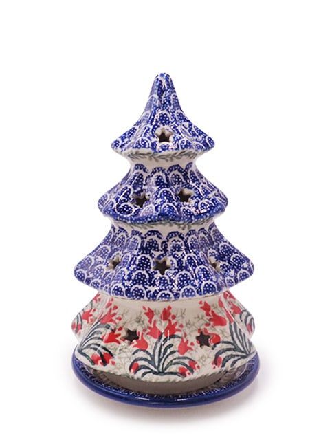 Crimson Bells Christmas Tree Luminary - 8 Crimson Bells Christmas Tree Luminary - 8"