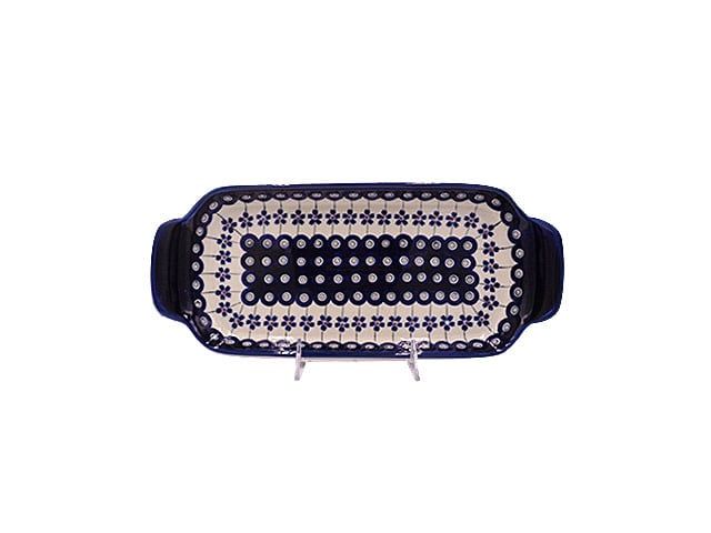 Floral Peacock Rectangular Tray - Sm