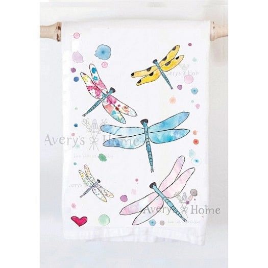 Dragonflys Flour Sack Towel
