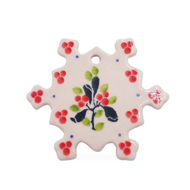 Mistletoe Snowflake Ornament Mistletoe Snowflake Ornament