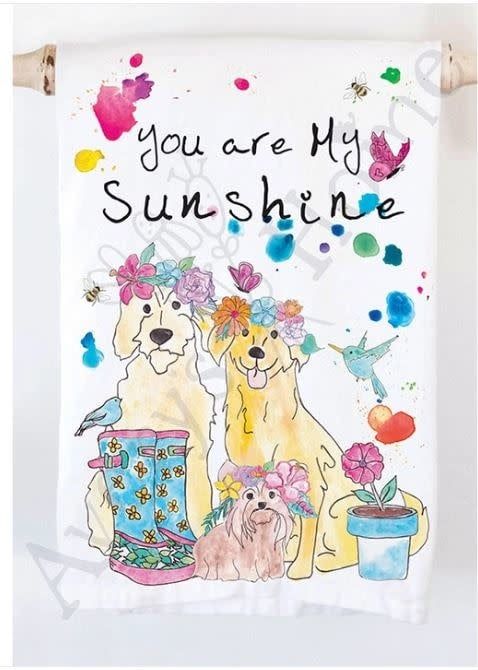 You are My Sunshine Flour Sack Towel