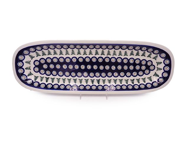 Christmas Trees Rectangular Tray - Lrg
