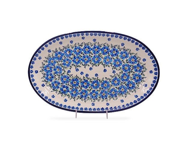 Modern Floral Oval Platter Modern Floral Oval Platter