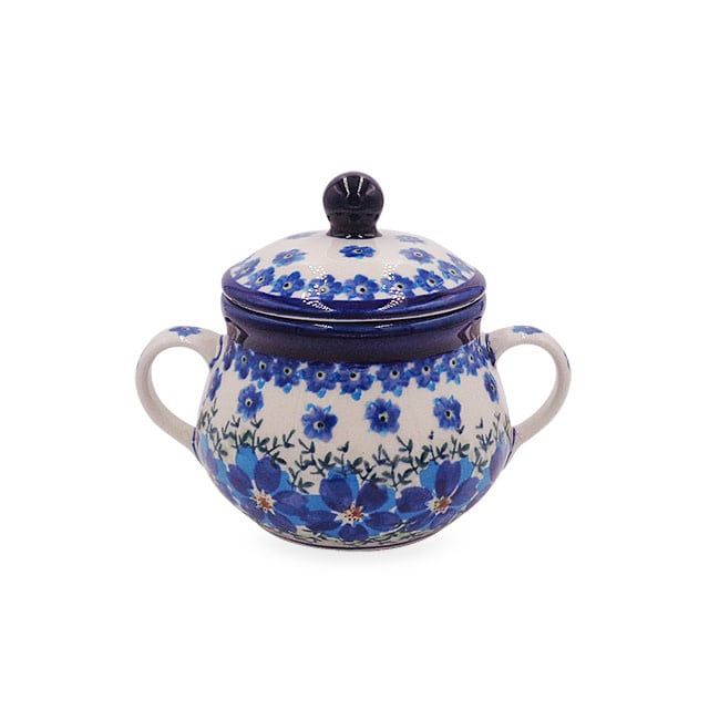 Modern Floral Sugar Bowl Modern Floral Sugar Bowl