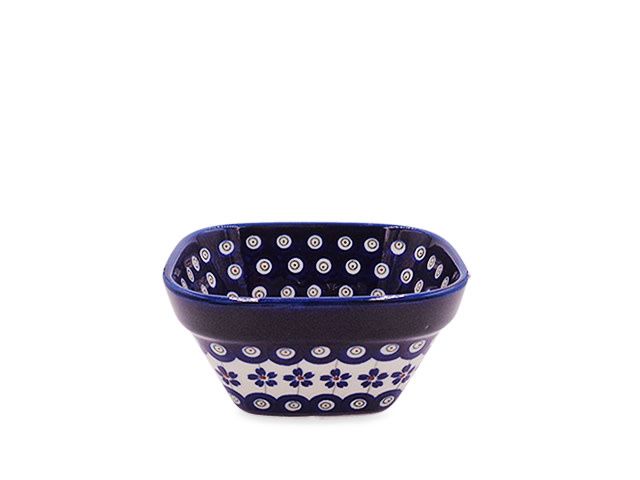 Floral Peacock Square Baker