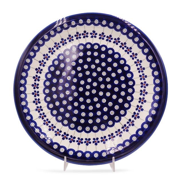Floral Peacock Dinner Plate