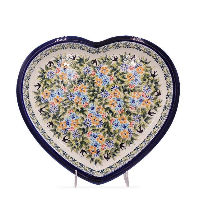 Black Birds Fly Heart Platter Black Birds Fly Heart Platter