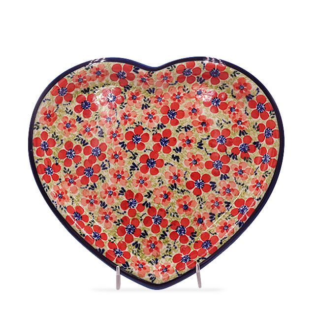 Primrose II Heart Platter Primrose II Heart Platter