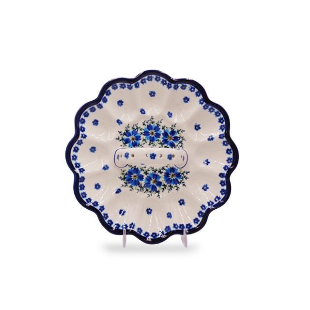 Modern Floral Egg Plate