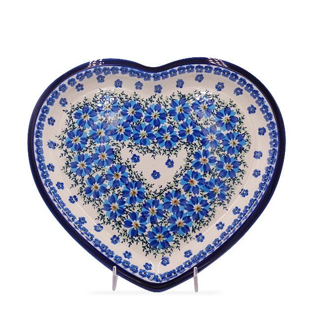 Modern Floral Heart Platter Modern Floral Heart Platter