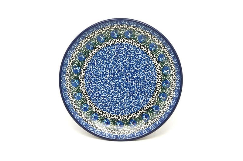 Peacock Feather Dessert Plate