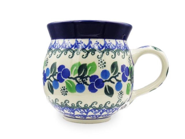 Blue Berries Bubble Mug - Med