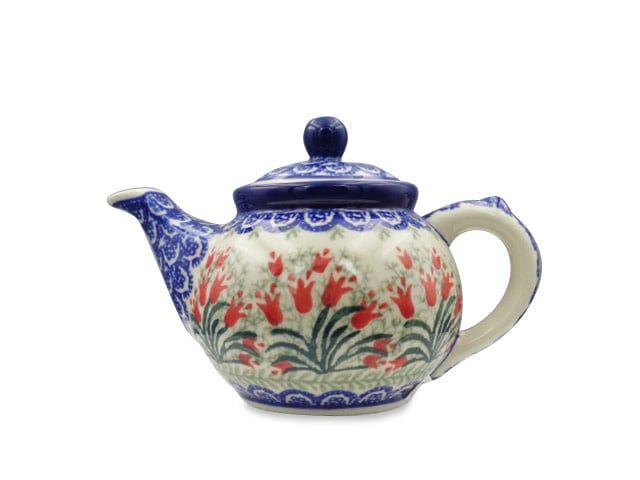 Crimson Bells Teapot - 12 oz