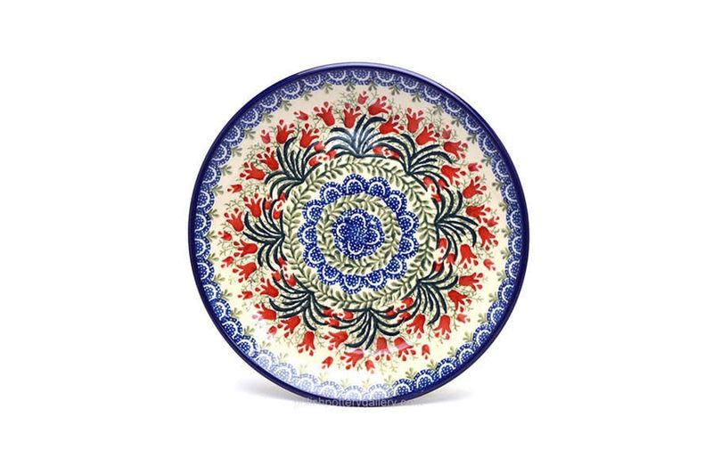 Crimson Bells Dessert Plate
