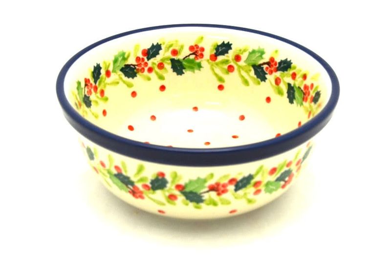Christmas Holly Bowl ~ 6"