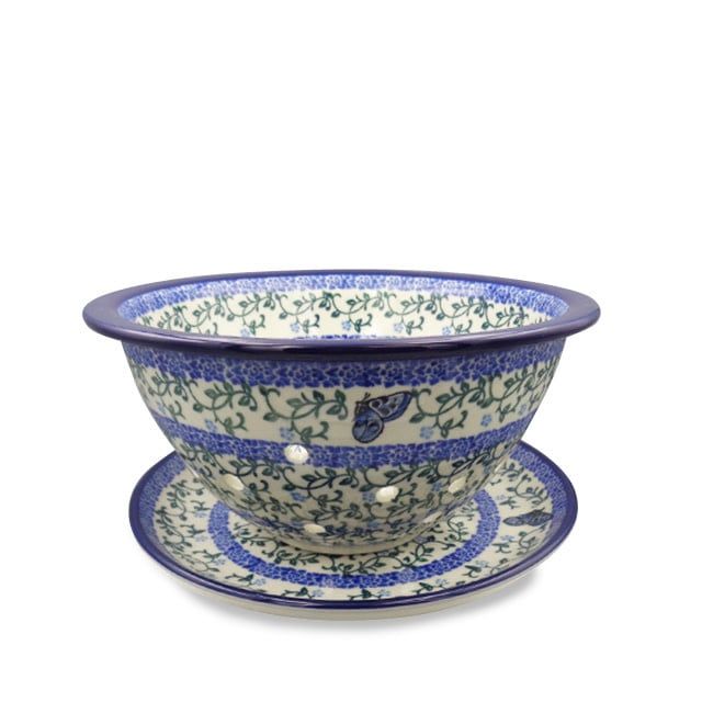 Terrace Butterfly Berry Bowl w/ Saucer Terrace Butterfly Berry Bowl w/ Saucer