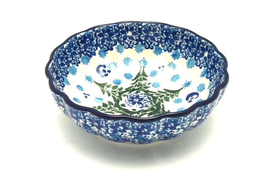 Silent Night Scalloped Bowl