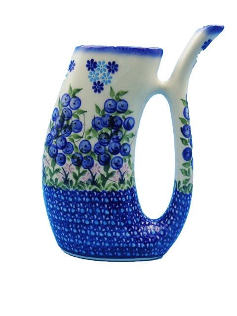 Blue Berries Straw Mug