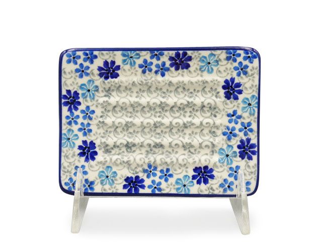 Periwinkle Soap Dish - Rectangular Periwinkle Soap Dish - Rectangular