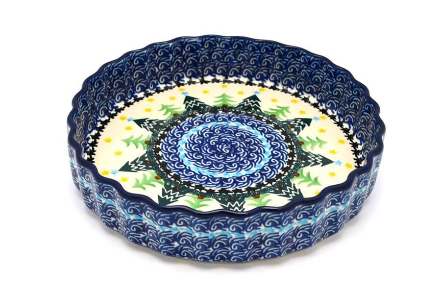 Christmas Trees Fluted Quiche