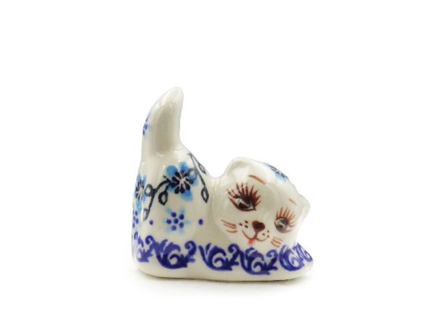 Blue Daze Kitten Ring Holder