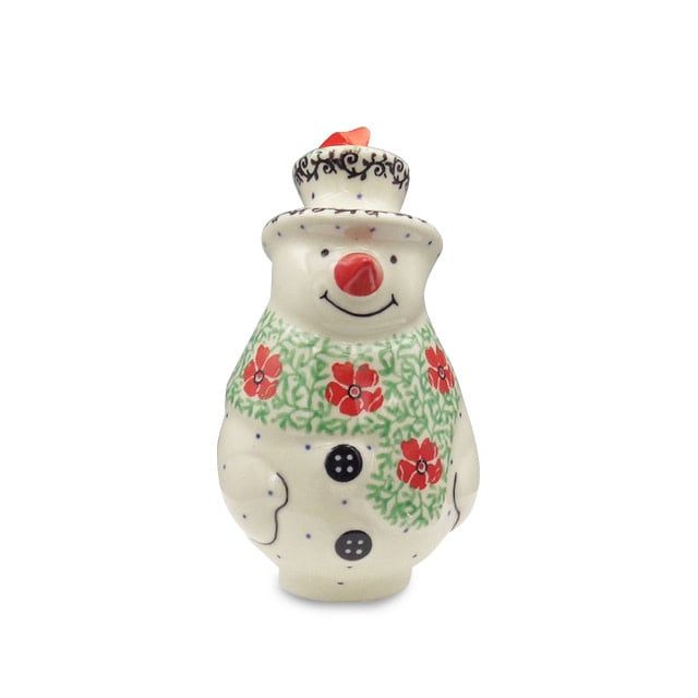 Maraschino Snowman Ornament Maraschino Snowman Ornament