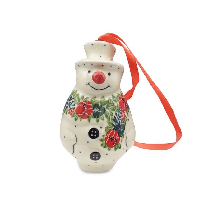 Garden Party Snowman Ornament Garden Party Snowman Ornament