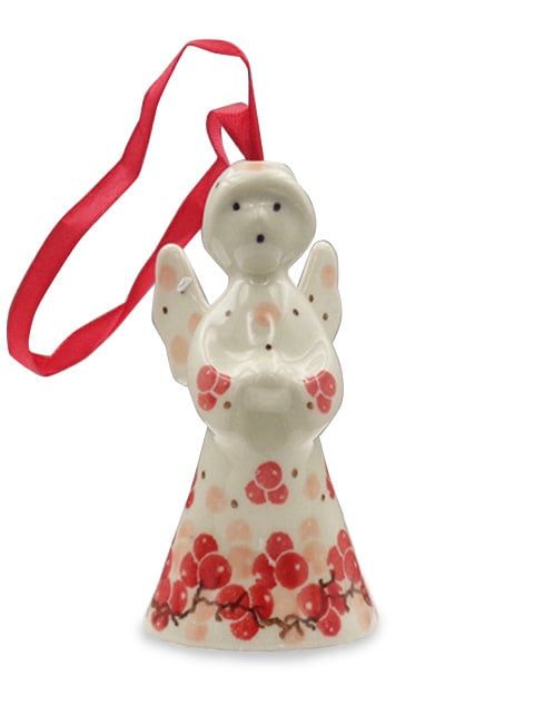 Pink Peppercorns Angel Ornament