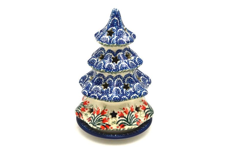 Crimson Bells Christmas Tree Luminary - 6 Crimson Bells Christmas Tree Luminary - 6"