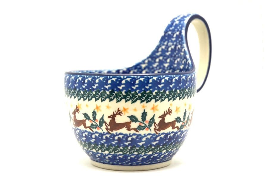 Prancer Loop Handle Soup Bowl
