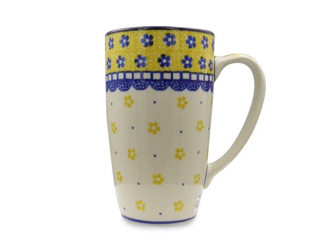 Yellow Lace Tall Mug