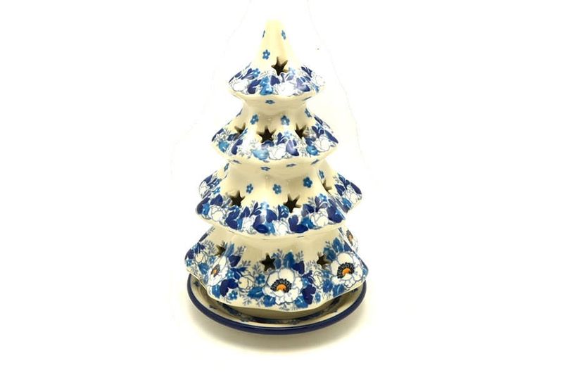 Snow Poppy Christmas Tree Luminary - 8 Snow Poppy Christmas Tree Luminary - 8"