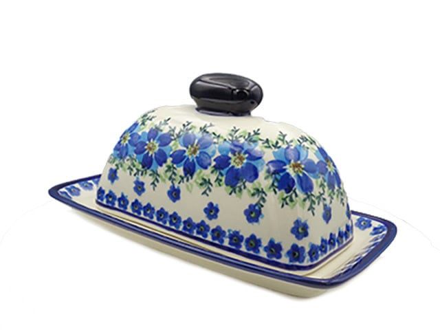 Modern Floral Butter Dish