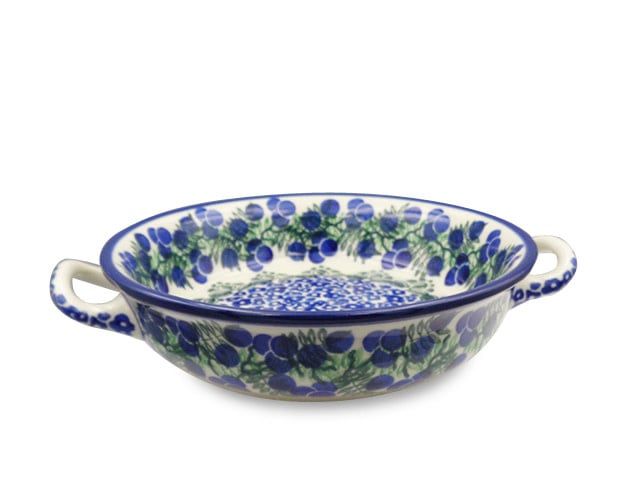 Huckleberry Rnd Baker w/ Handles - 6 ¾”