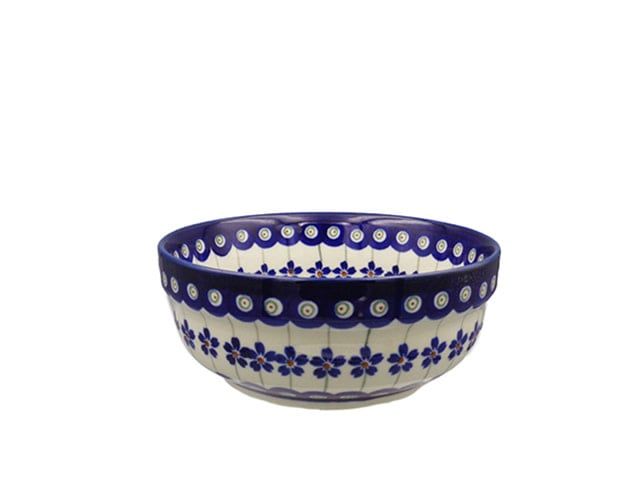 Floral Peacock Wide Cereal Bowl