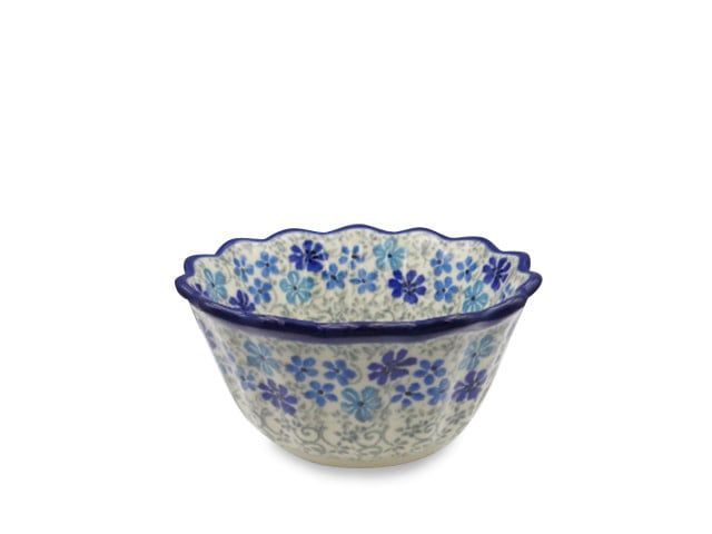 Periwinkle Fluted Bowl