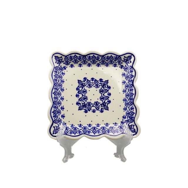 Tulip Dance Ruffled Dessert Plate Tulip Dance Ruffled Dessert Plate