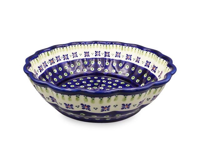Dew Drops Shallow Serving Bowl