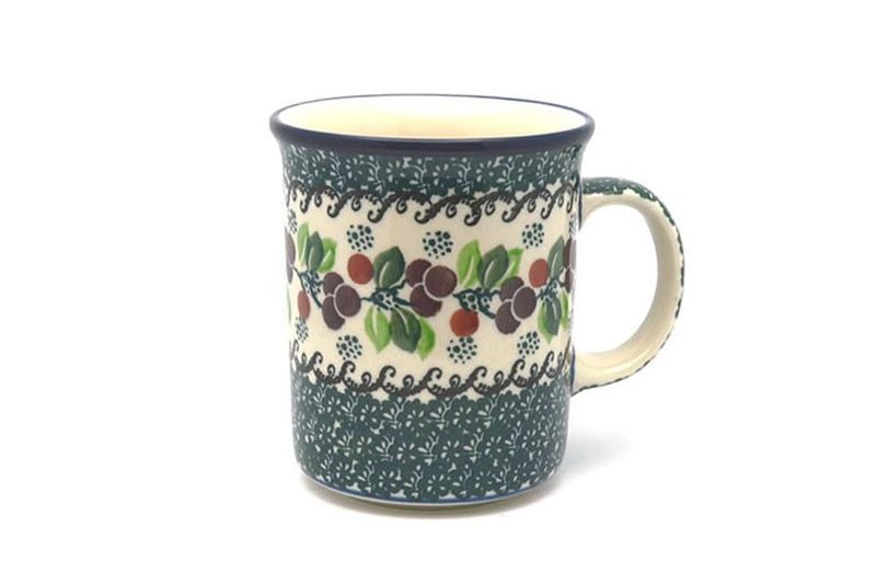 Burgundy Berry Green Straight Mug