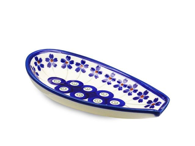 Floral Peacock Spoon Rest