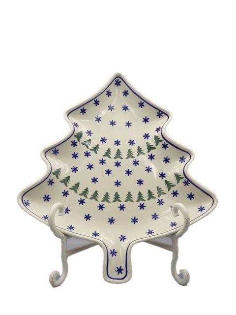 Christmas Night Christmas Tree Platter